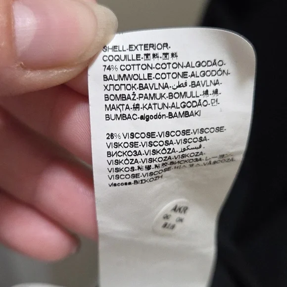 Desigual Black 100% Cotton Beaded Dress | V-Neck Embroidered Floral Art Mini - Picture 10 of 10